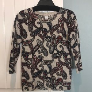 Paisley sweater